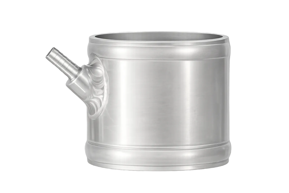 Venturi Vacuum Generator integrated into a 3" aluminum coupler